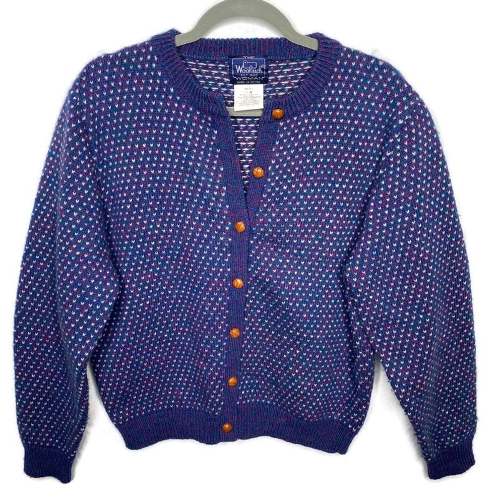 Woolrich Womens Medium Wool Sweater Button